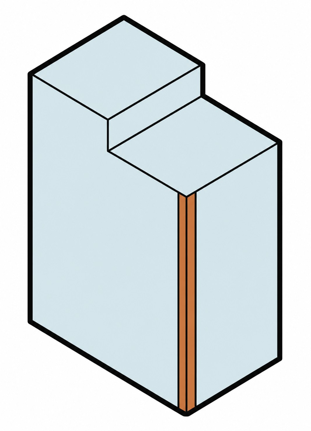 Diagram 4: Rounded edges, like a phone, express what the building sells