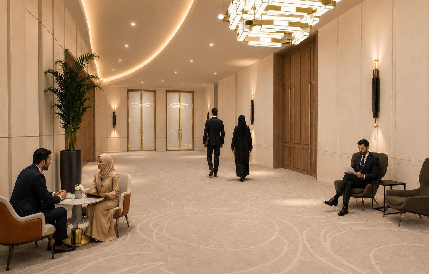 Government Conference Hall Complex, administration lounge