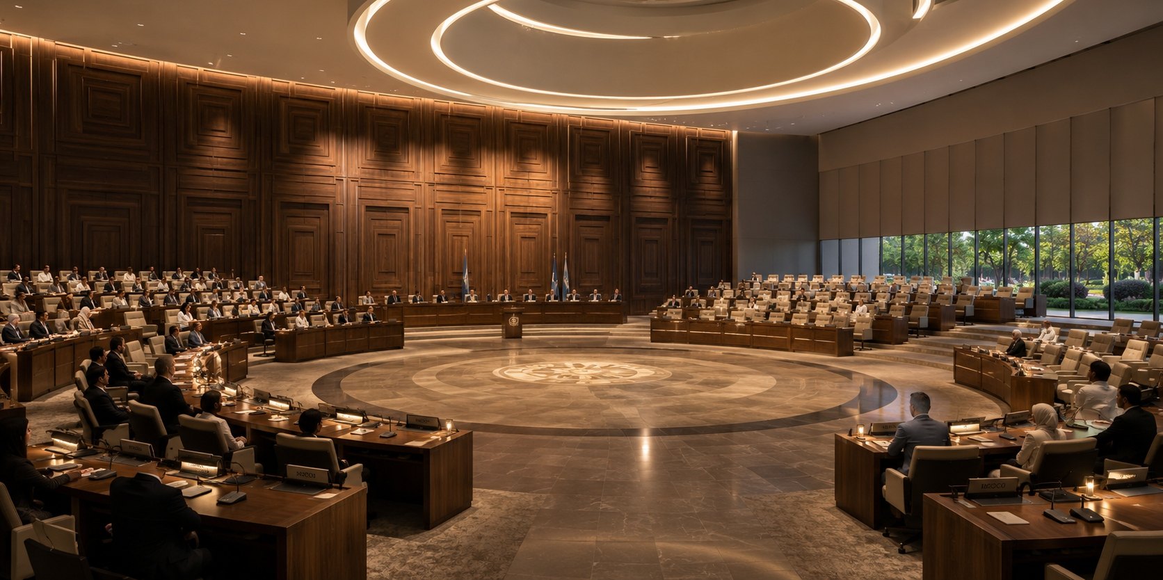 Government Conference Hall Complex, 250-seat main conference hall