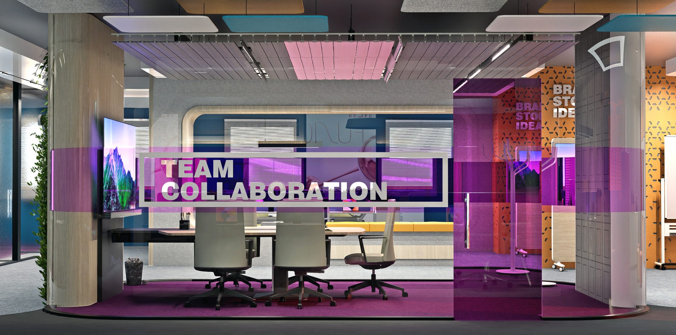 First floor team collaboration zone