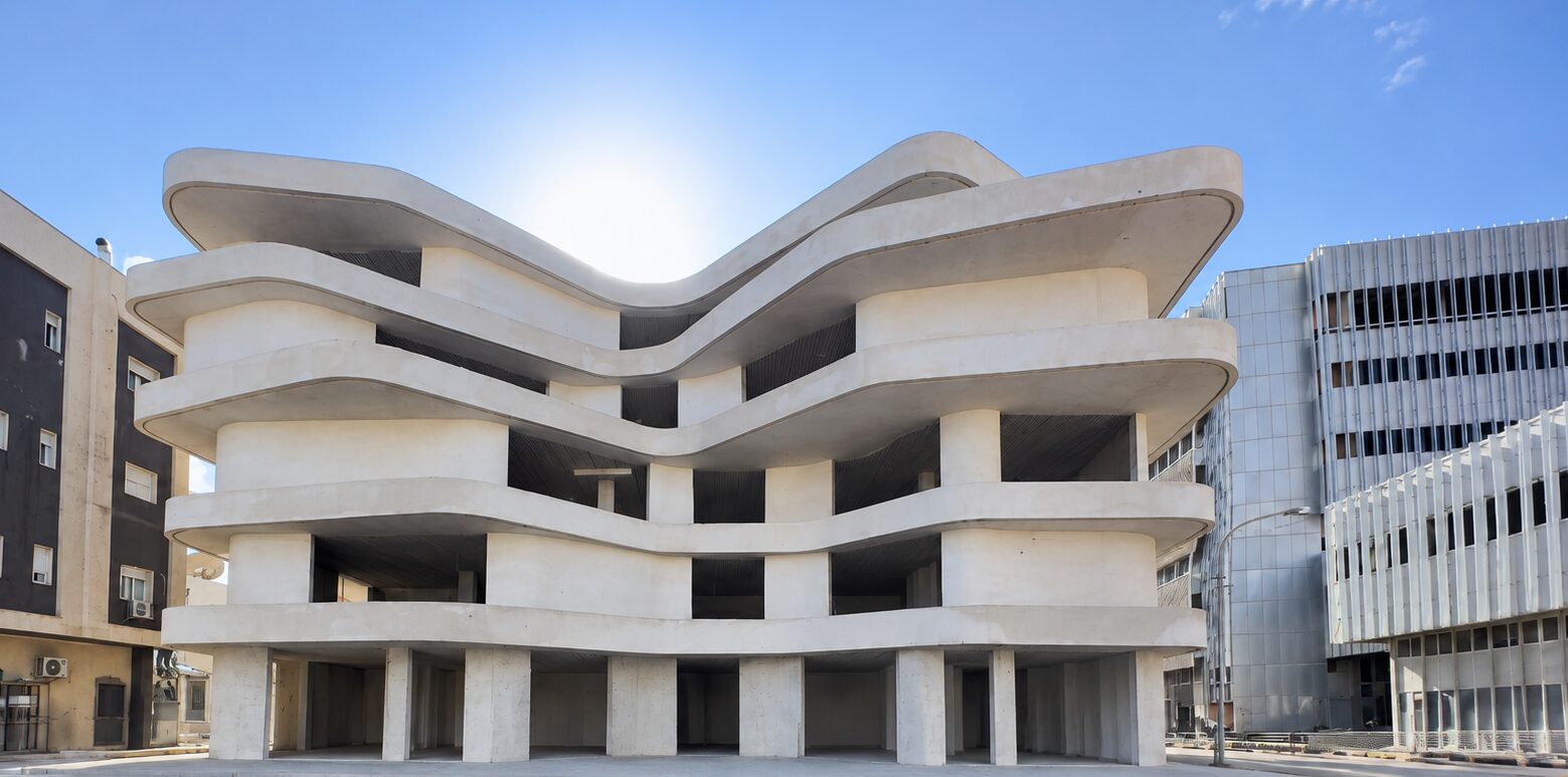 Photo: Zawya Street Bank, structure under construction